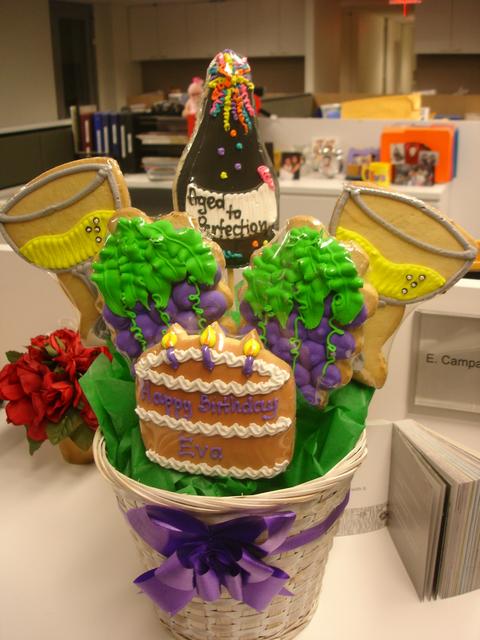 Birthday Cookie Basket