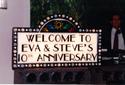 10th anniversary sign