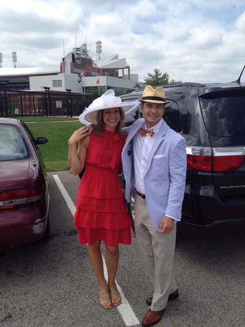 Kelly and John at the Kentucky Derby