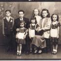 Tio William and Tia Maria with Marisabel, Blanca, Willie, Delia and Miriam 1940's