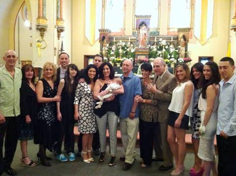 Nina's family Baby Michael John's Christening