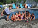 girls in pool