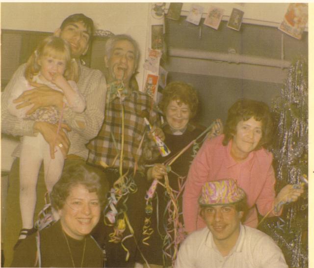 Steve, Little Kristine, Pop, Gladys, Aunts and Dennis