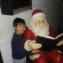 Sage with Santa