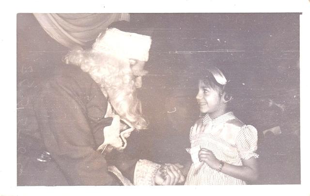 eva with santa