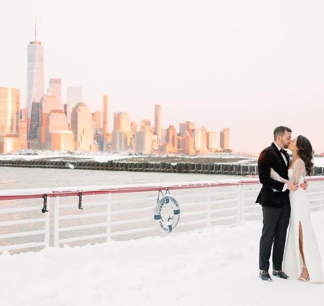 Nicole and Michael in the snow