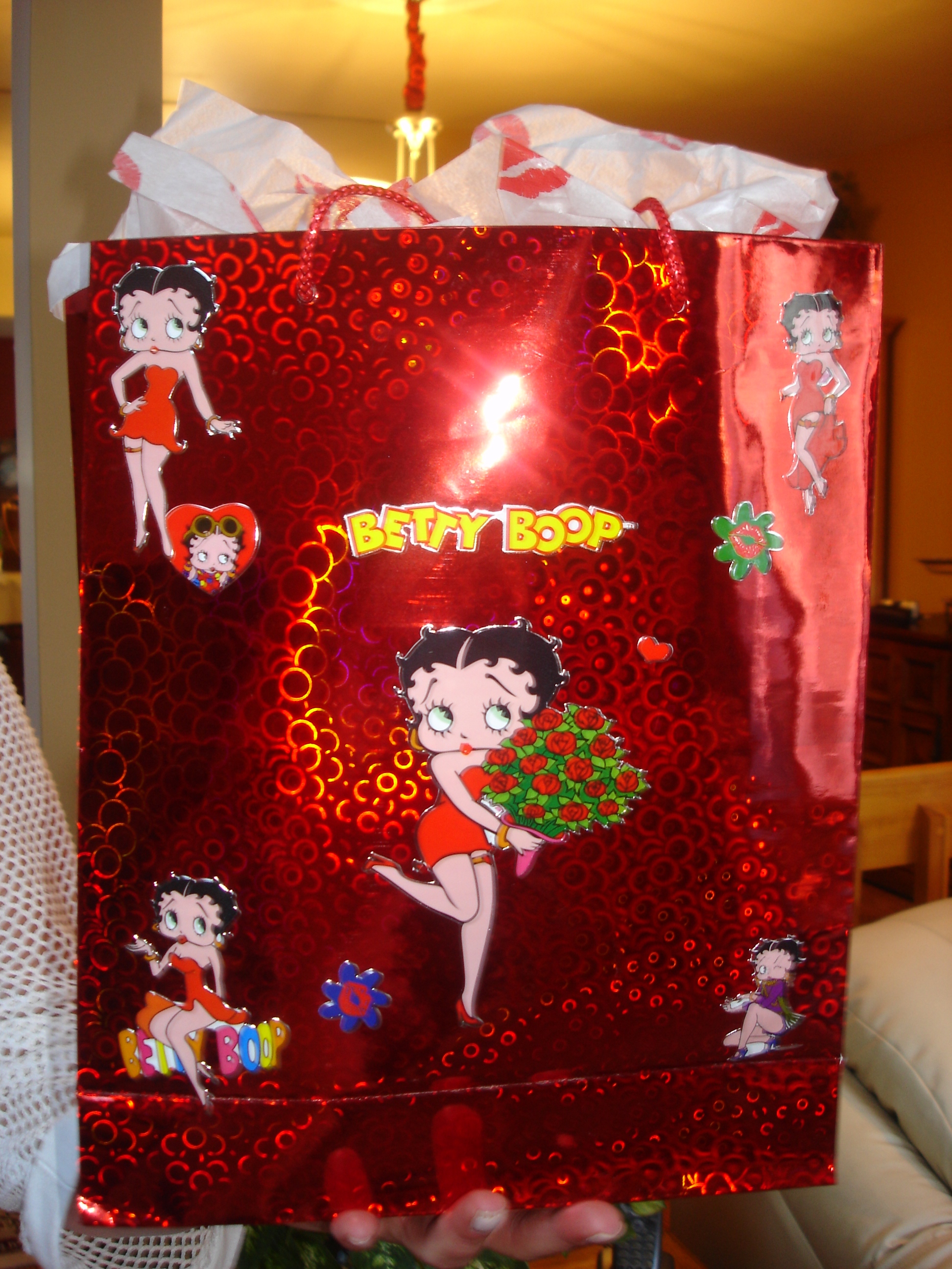 Rochell's gift bags for the boopers