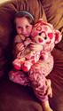 Ali with teddy bear