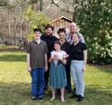 Easter Ginger, Joe, Devin, Ali, Joey and Gia