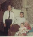 Steve with grandparents and little Kris